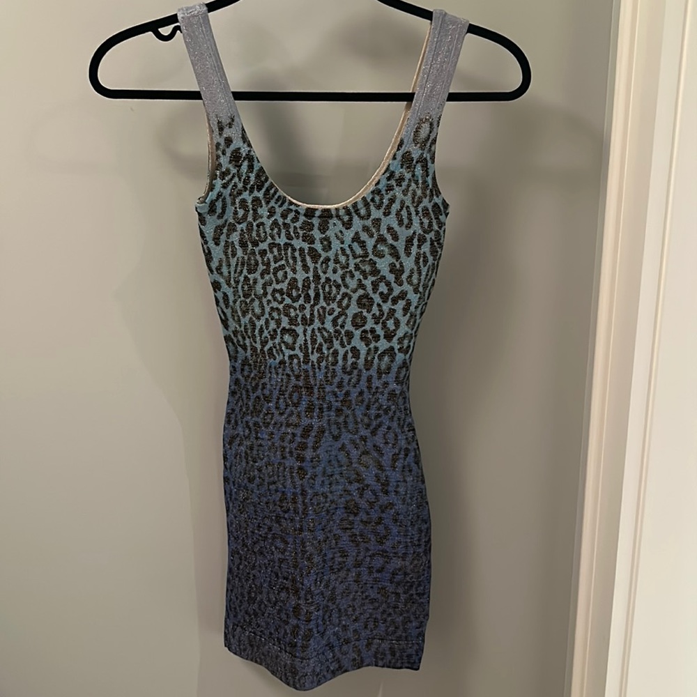 Guess by Marciano Leopard Print Mini Dress Size XS